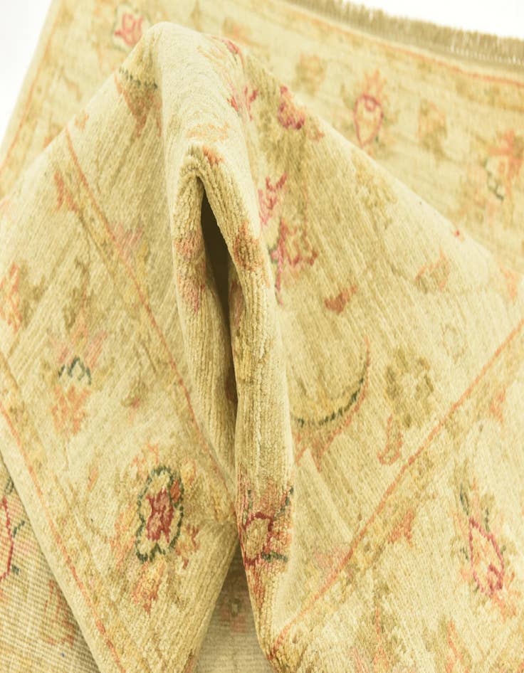 Detail image of 2' 8 x 6' 8  Hand Knotted Peshawar Ziegler Runner Rug