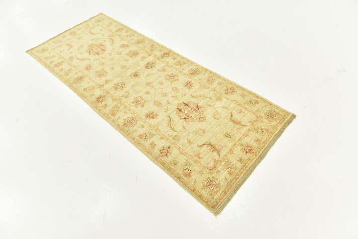2' 8 x 6' 8 Hand Knotted Peshawar Ziegler Runner Rug