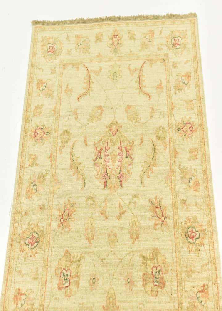 2' 8 x 6' 8 Hand Knotted Peshawar Ziegler Runner Rug