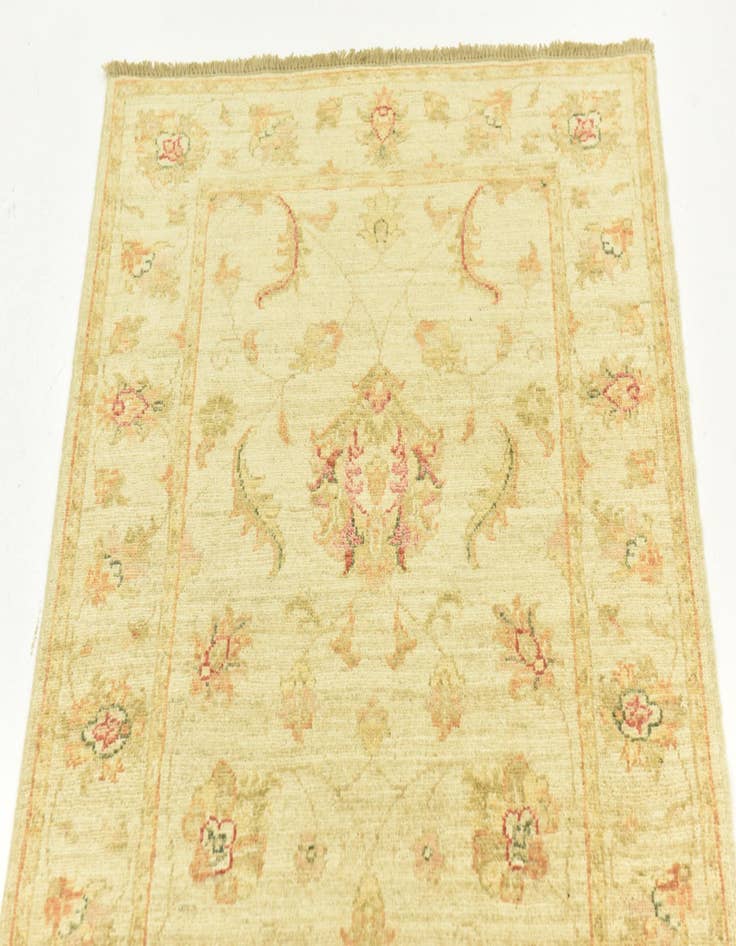 Detail image of 2' 8 x 6' 8 Hand Knotted Peshawar Ziegler Runner Rug