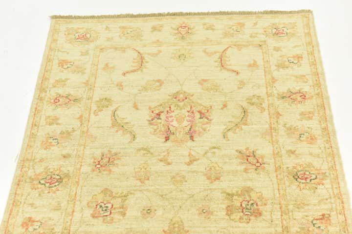 2' 8 x 6' 8 Hand Knotted Peshawar Ziegler Runner Rug