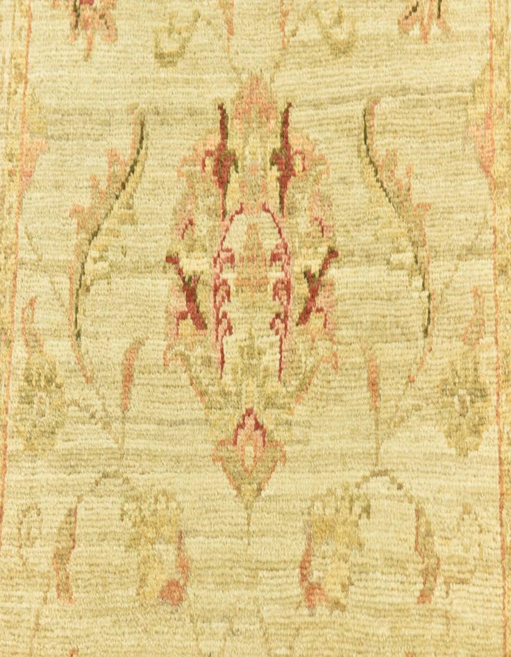 Detail image of 2' 8 x 6' 8 Hand Knotted Peshawar Ziegler Runner Rug