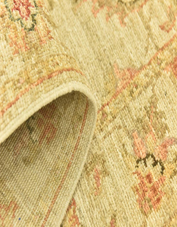 Detail image of 2' 8 x 6' 8  Hand Knotted Peshawar Ziegler Runner Rug