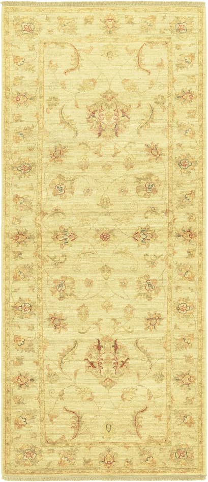 Detail image of 2' 8 x 6' 8 Hand Knotted Peshawar Ziegler Runner Rug