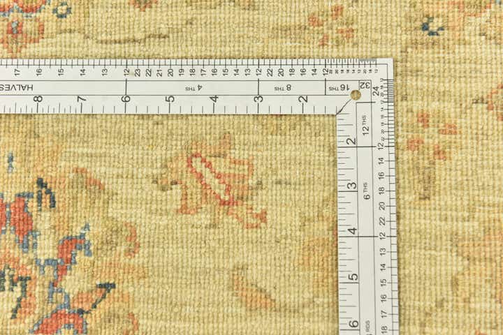 2' 9 x 6' 5 Hand Knotted Peshawar Ziegler Runner Rug