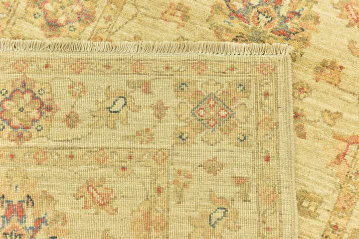 2' 9 x 6' 5 Hand Knotted Peshawar Ziegler Runner Rug