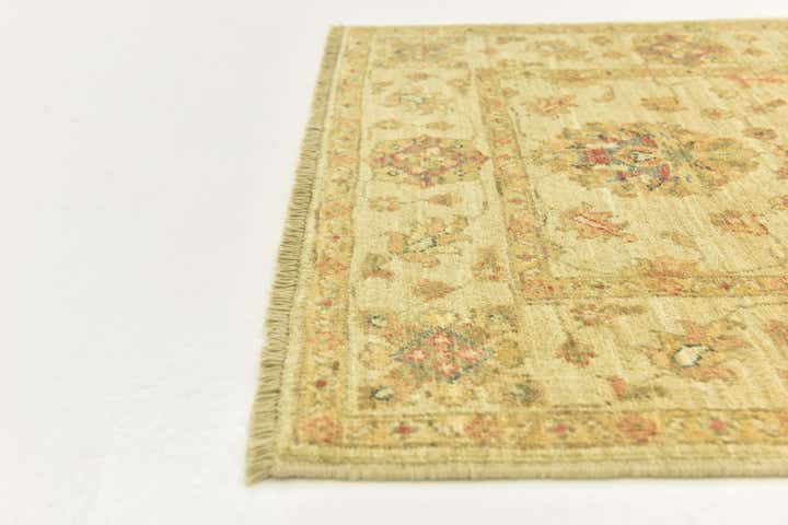 2' 9 x 6' 5 Hand Knotted Peshawar Ziegler Runner Rug