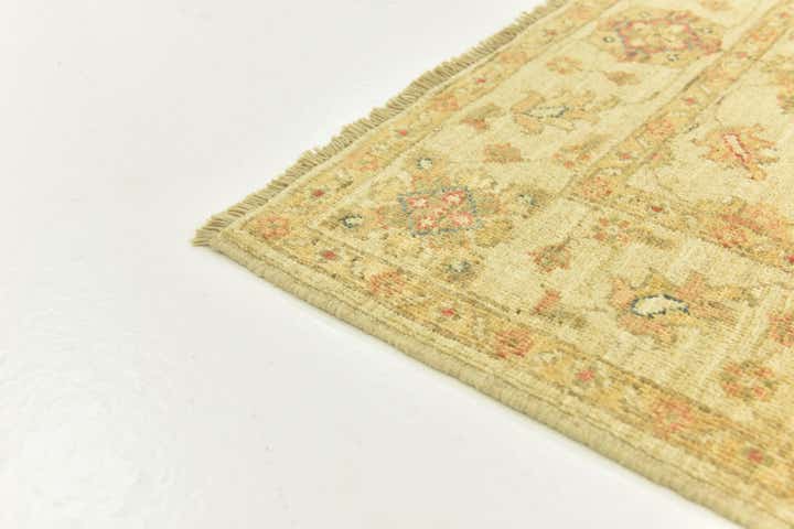 2' 9 x 6' 5 Hand Knotted Peshawar Ziegler Runner Rug