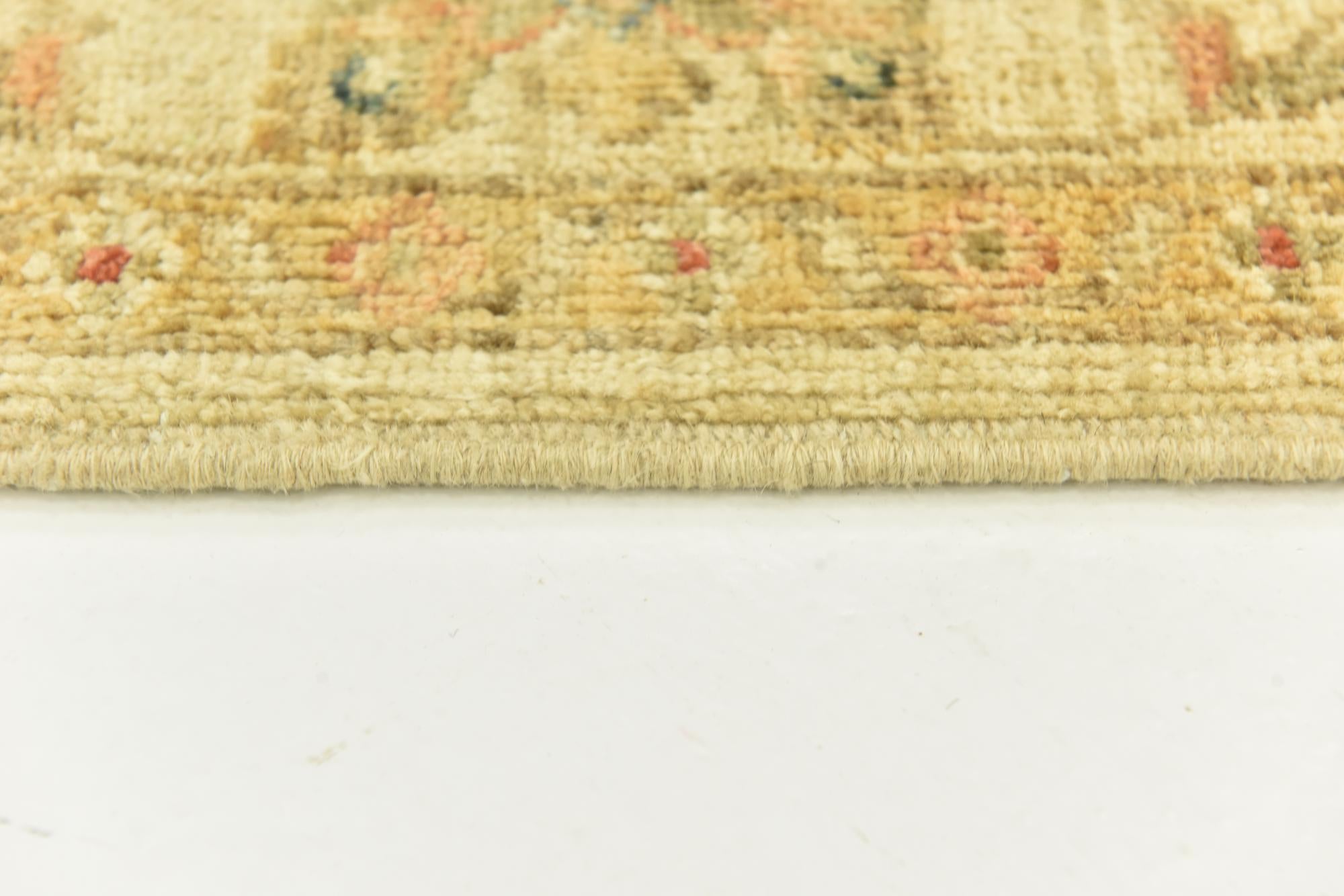 2' 9 x 6' 5 Hand Knotted Peshawar Ziegler Runner Rug
