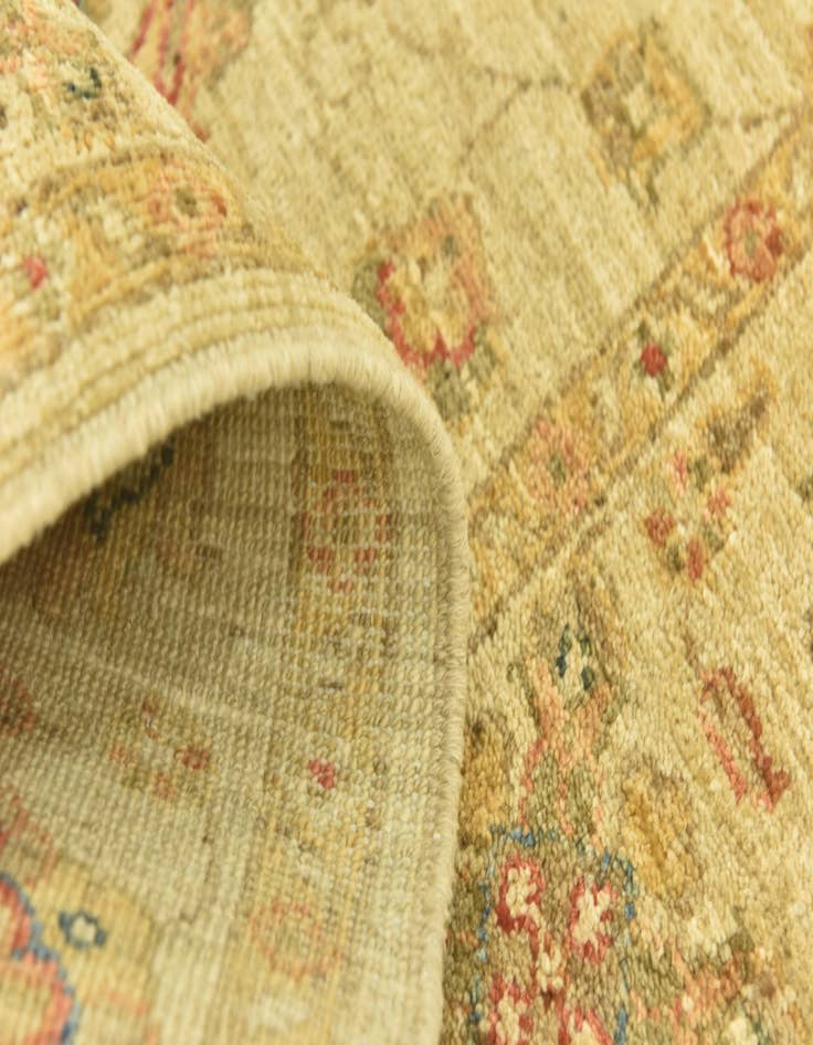 Detail image of 2' 9 x 6' 5  Hand Knotted Peshawar Ziegler Runner Rug