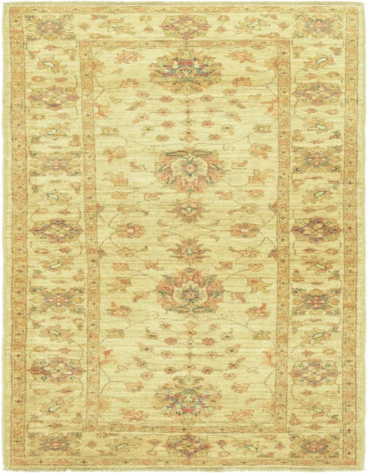 Detail image of 2' 9 x 6' 5 Hand Knotted Peshawar Ziegler Runner Rug