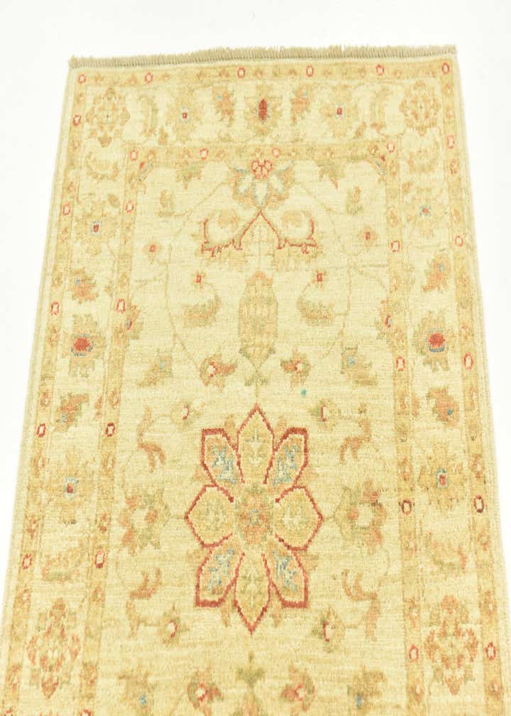 2' 7 x 6' 6 Hand Knotted Peshawar Ziegler Runner Rug