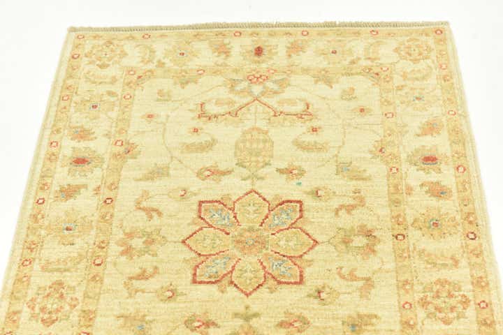2' 7 x 6' 6 Hand Knotted Peshawar Ziegler Runner Rug