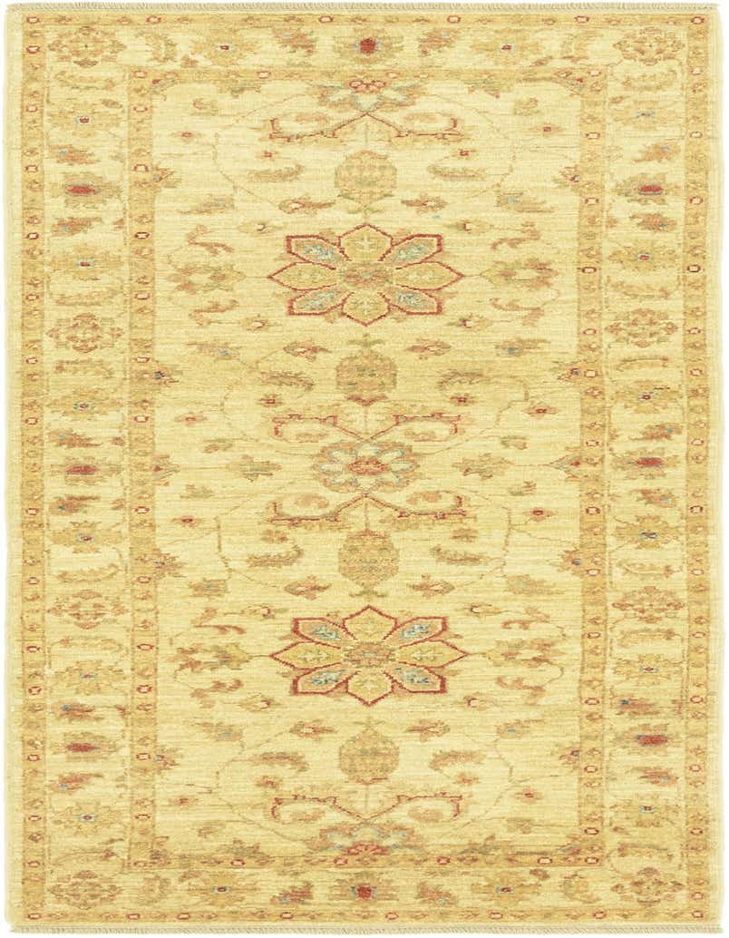 2' 7 x 6' 6 Hand Knotted Peshawar Ziegler Runner Rug