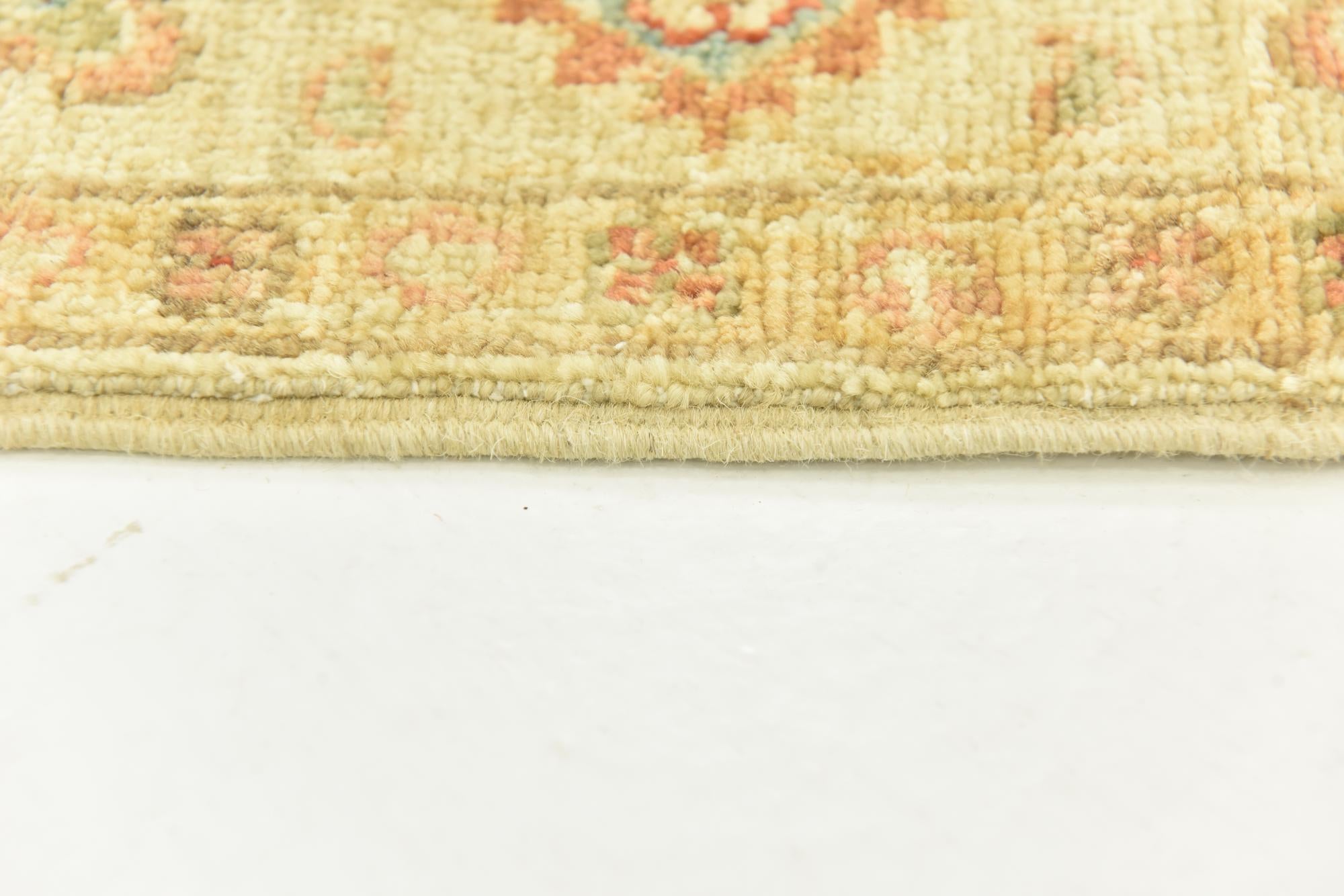 2' 6 x 6' 7 Hand Knotted Peshawar Ziegler Runner Rug