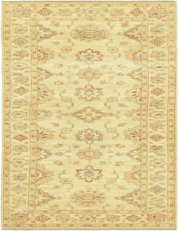 Detail image of 2' 6 x 6' 7 Hand Knotted Peshawar Ziegler Runner Rug