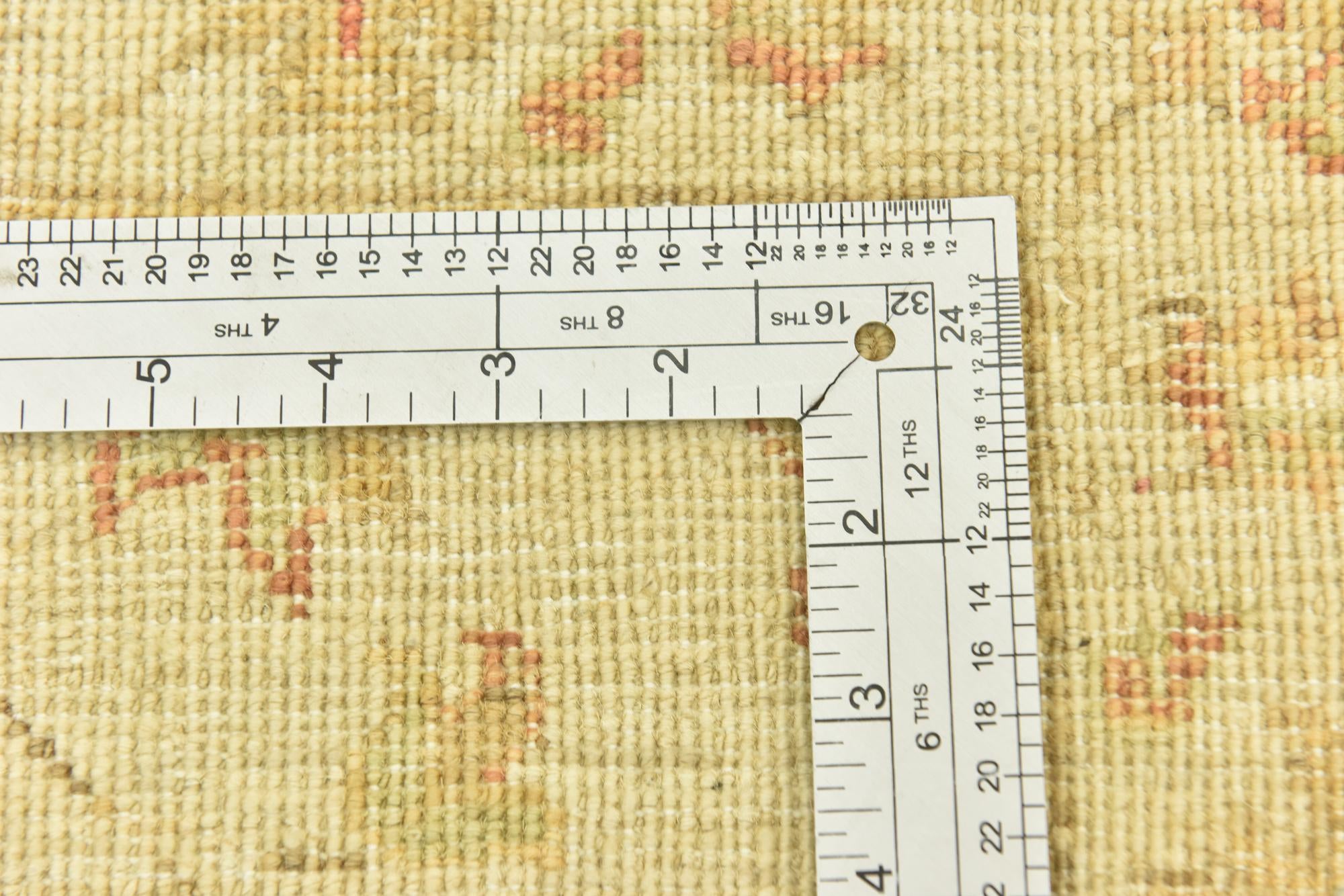 2' 6 x 6' 7 Hand Knotted Peshawar Ziegler Runner Rug
