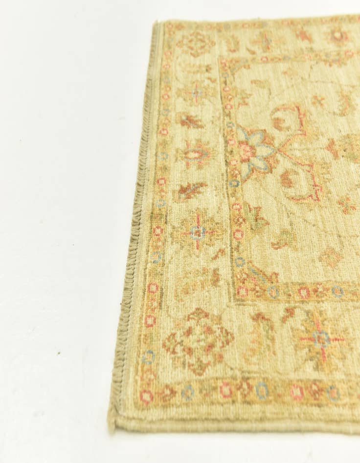 Detail image of 2' 6 x 6' 7  Hand Knotted Peshawar Ziegler Runner Rug