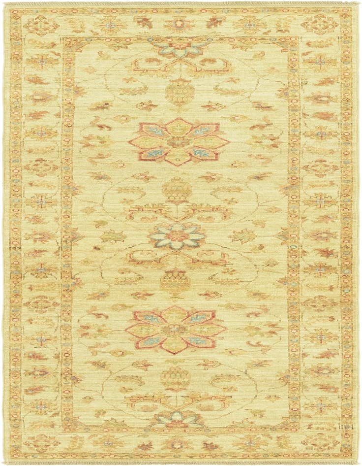 Detail image of 2' 6 x 6' 7 Hand Knotted Peshawar Ziegler Runner Rug