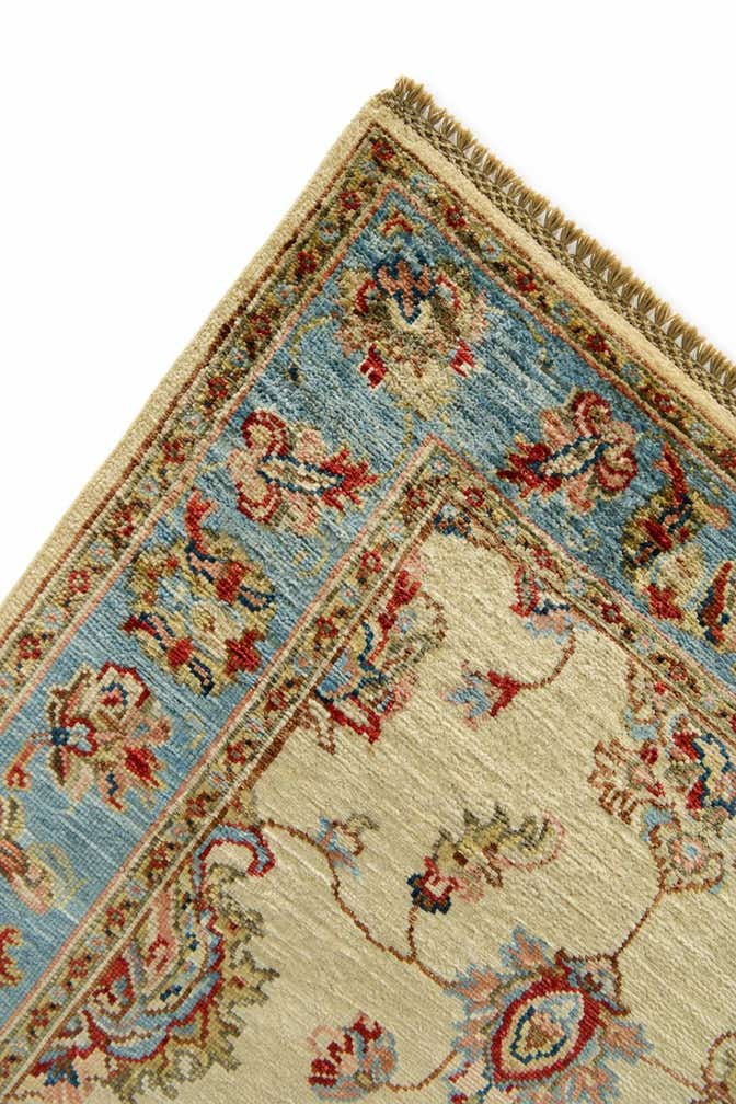2' 9 x 9' 5 Hand Knotted Peshawar Ziegler Runner Rug