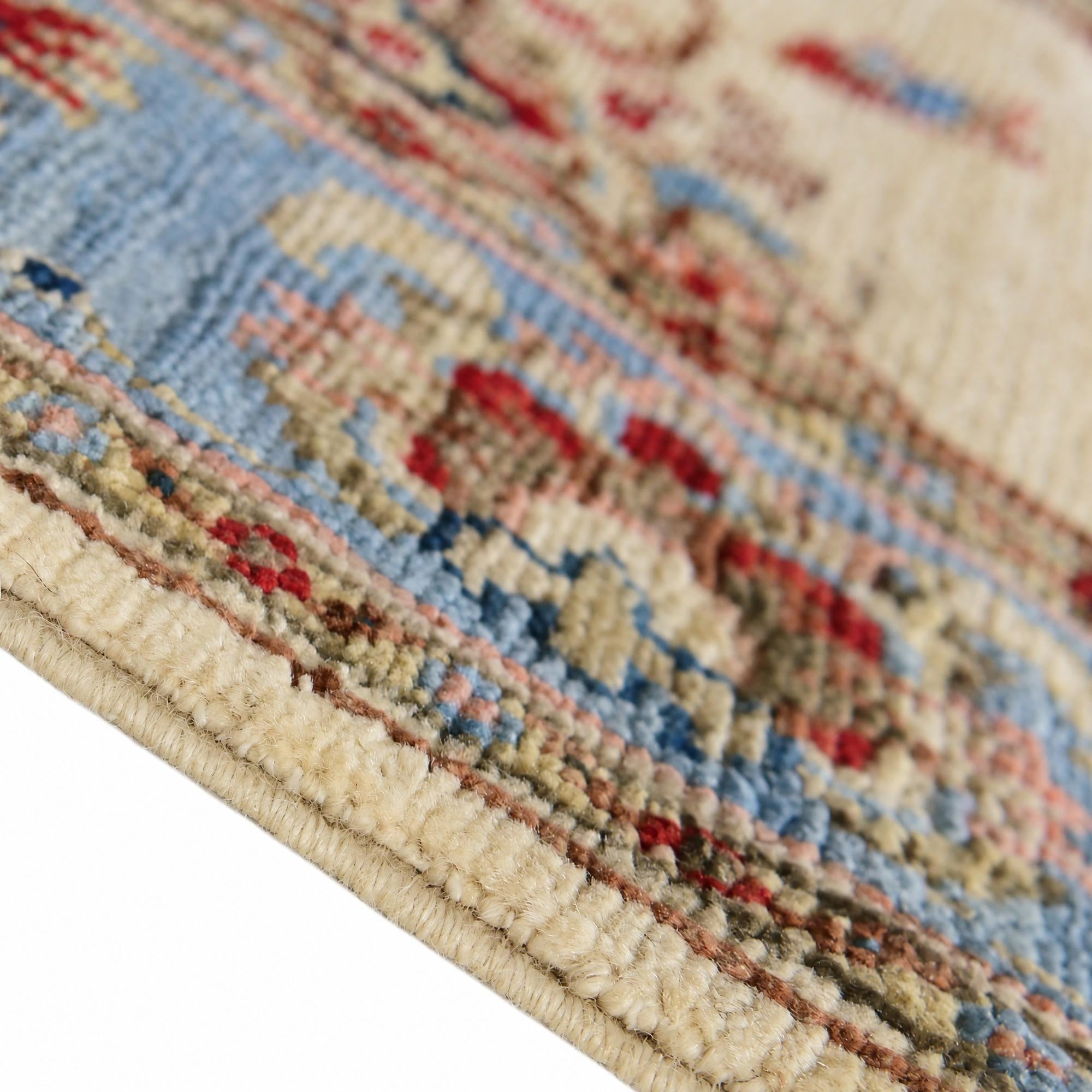 85cm x 290cm Hand Knotted Peshawar Ziegler Runner Rug