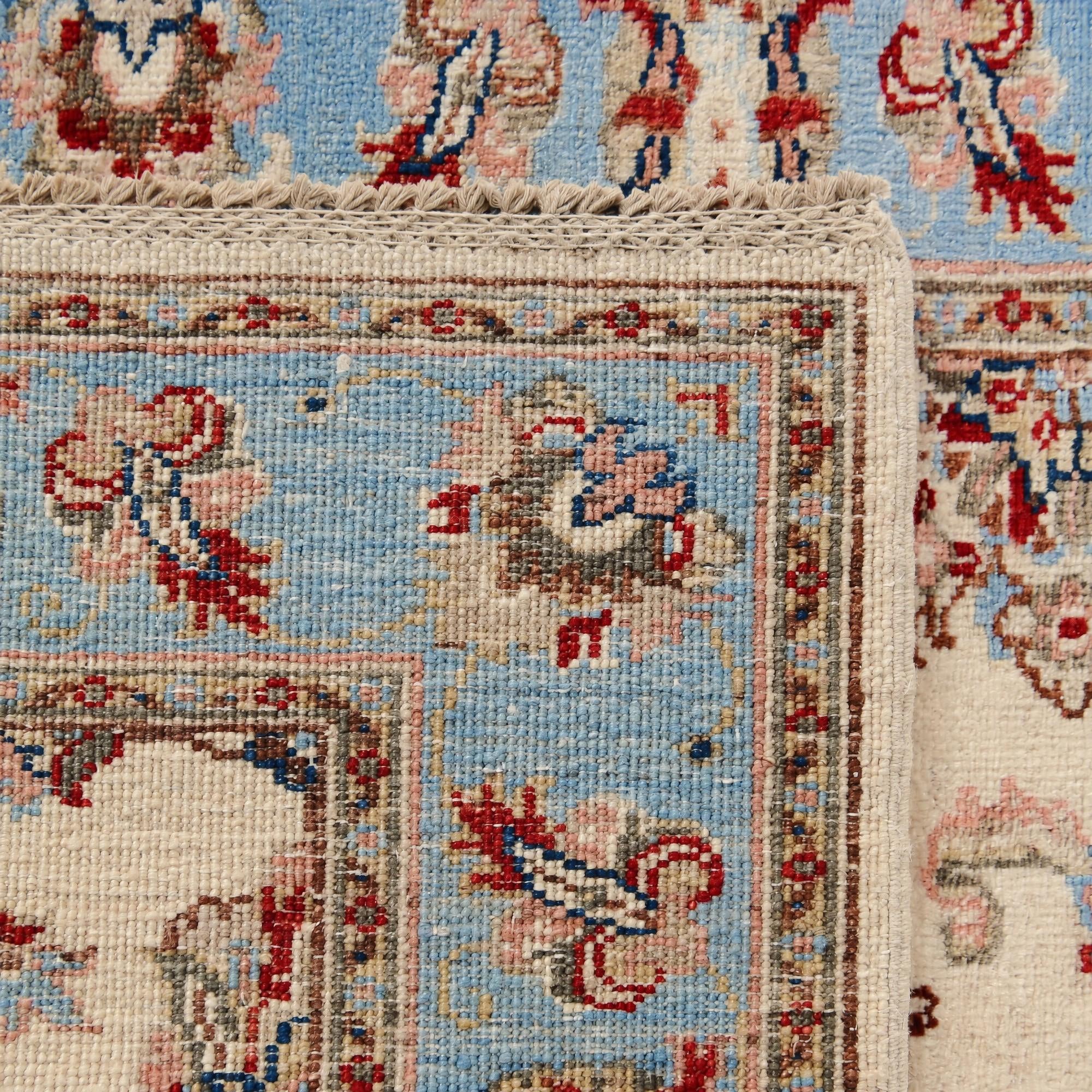85cm x 290cm Hand Knotted Peshawar Ziegler Runner Rug
