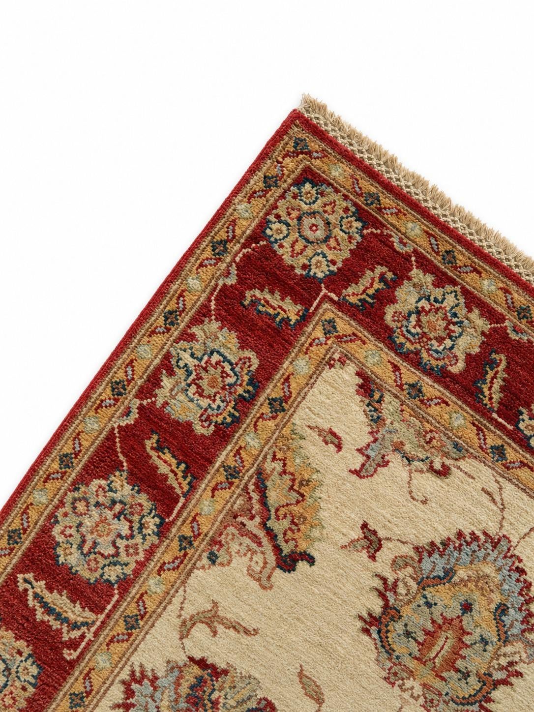2' 8 x 8' 7 Hand Knotted Peshawar Ziegler Runner Rug