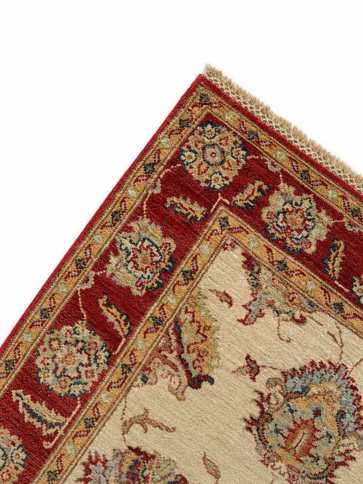 2' 8 x 8' 7 Hand Knotted Peshawar Ziegler Runner Rug