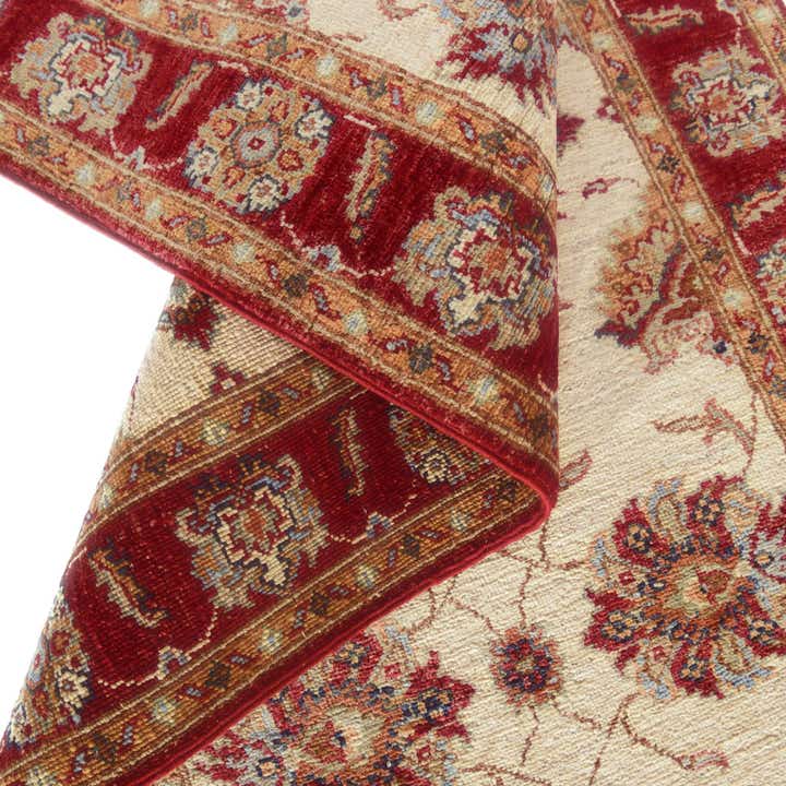 2' 8 x 8' 7 Hand Knotted Peshawar Ziegler Runner Rug