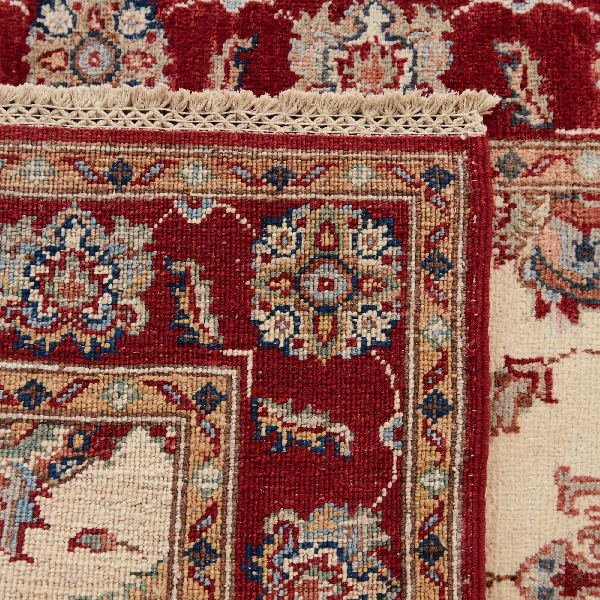 80cm x 260cm Hand Knotted Peshawar Ziegler Runner Rug