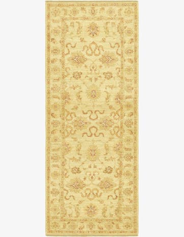 2' 5 x 6' 6 Hand Knotted Peshawar Ziegler Runner Rug