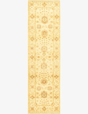 2' 8 x 9' 7 Hand Knotted Peshawar Ziegler Runner Rug