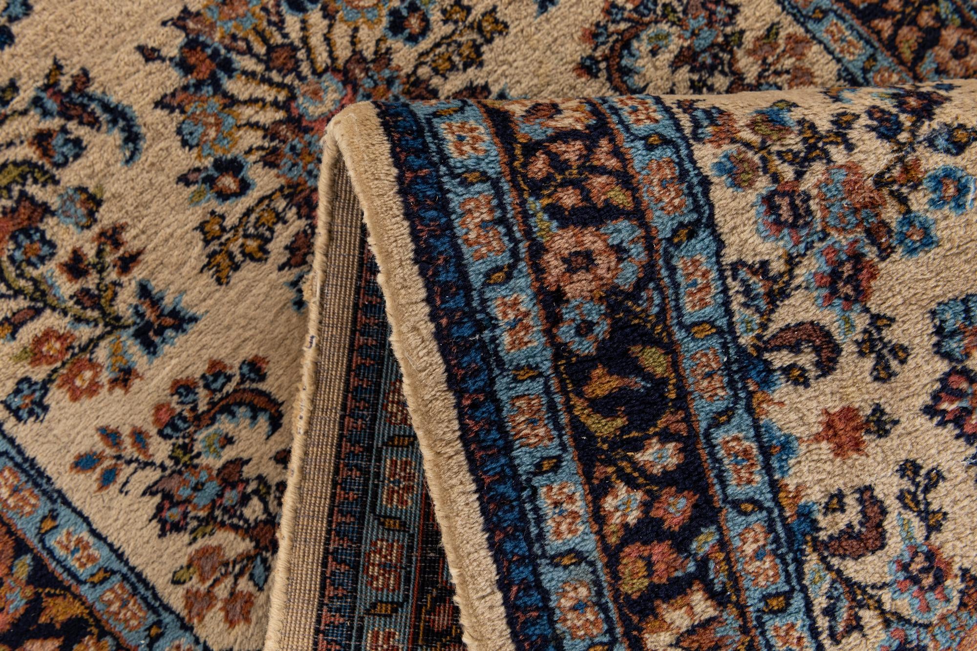 2' 6 x 9' 9 Hand Knotted Sarough Oriental Wool Runner Rug