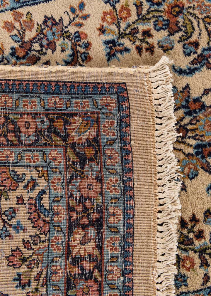 2' 6 x 9' 9 Hand Knotted Sarough Oriental Wool Runner Rug