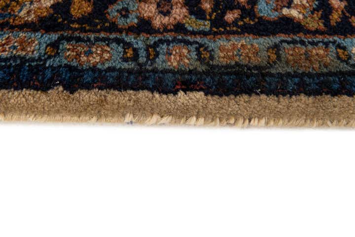 2' 6 x 9' 9 Hand Knotted Sarough Oriental Wool Runner Rug
