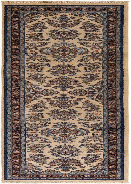 2' 6 x 9' 9 Hand Knotted Sarough Oriental Wool Runner Rug