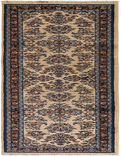 Detail image of 2' 6 x 9' 9 Hand Knotted Sarough Oriental Wool Runner Rug
