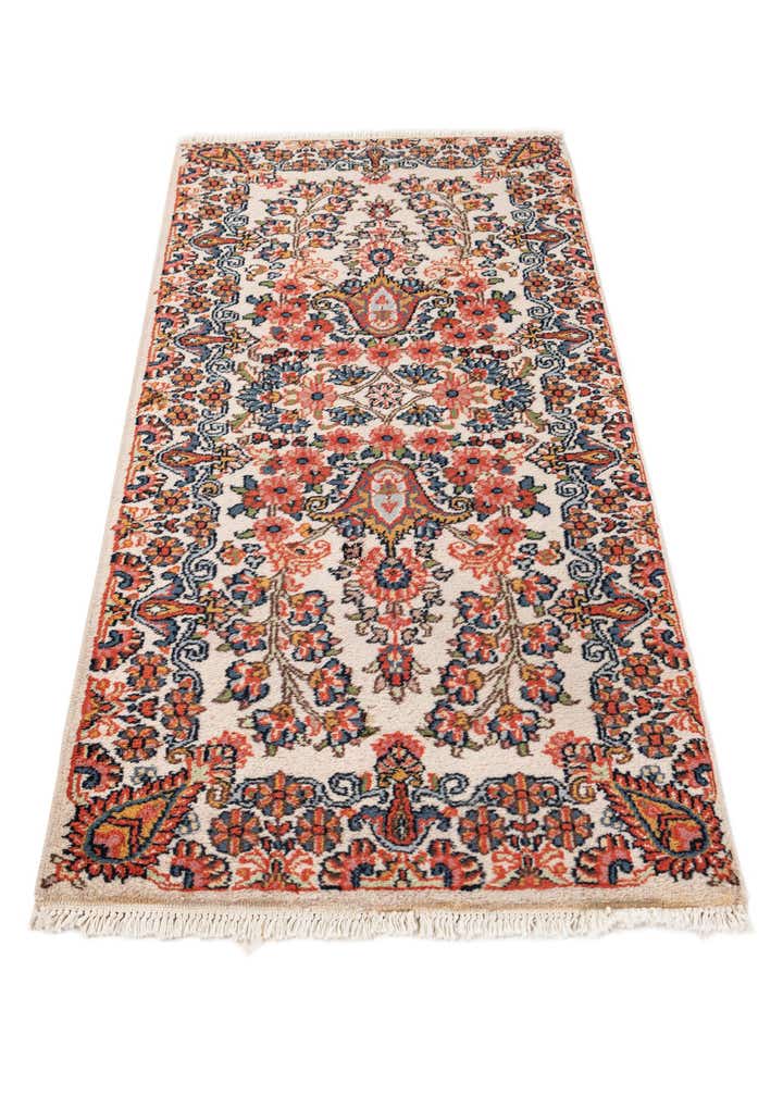 2' 1 x 4' 2 Hand Knotted Sarough Wool Runner Rug