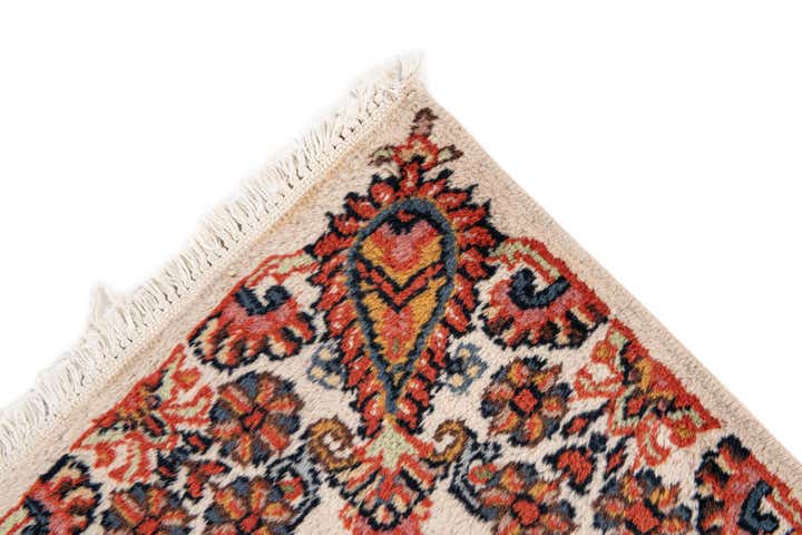 2' 1 x 4' 2 Hand Knotted Sarough Wool Runner Rug