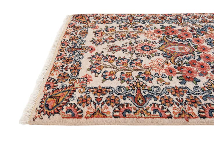 Detail image of 2' 1 x 4' 2 Hand Knotted Sarough Wool Runner Rug