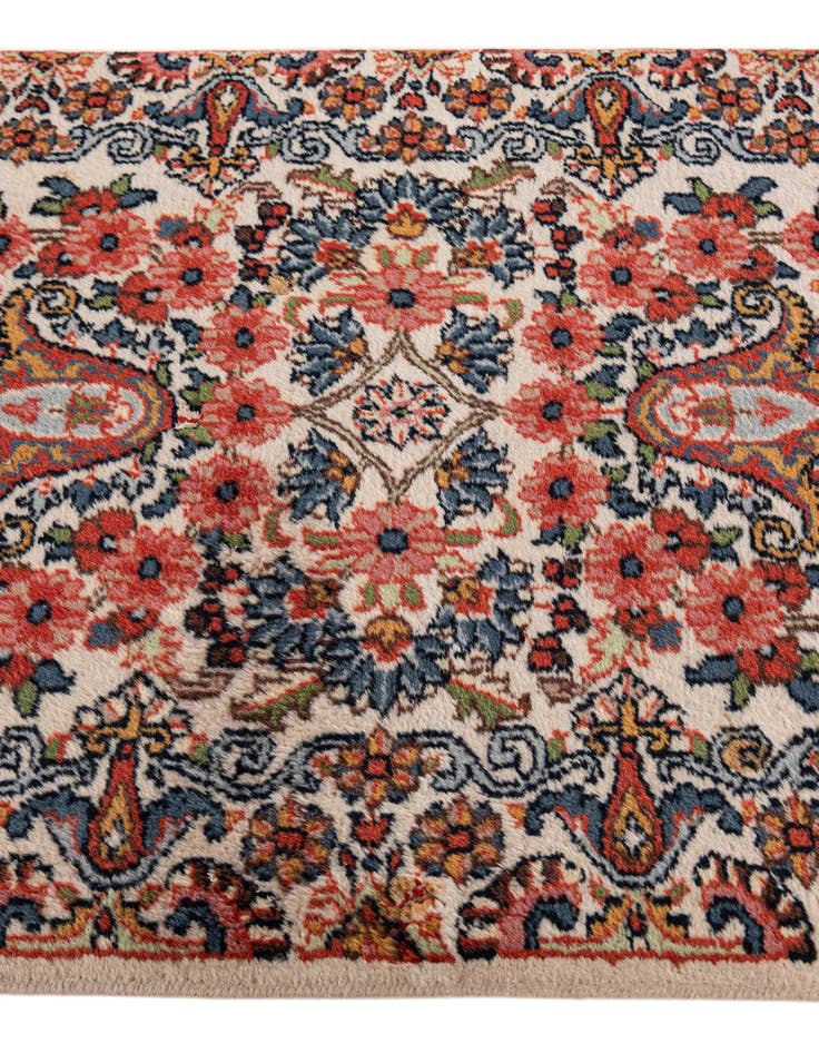 Detail image of 2' 1 x 4' 2  Hand Knotted Sarough Wool Runner Rug