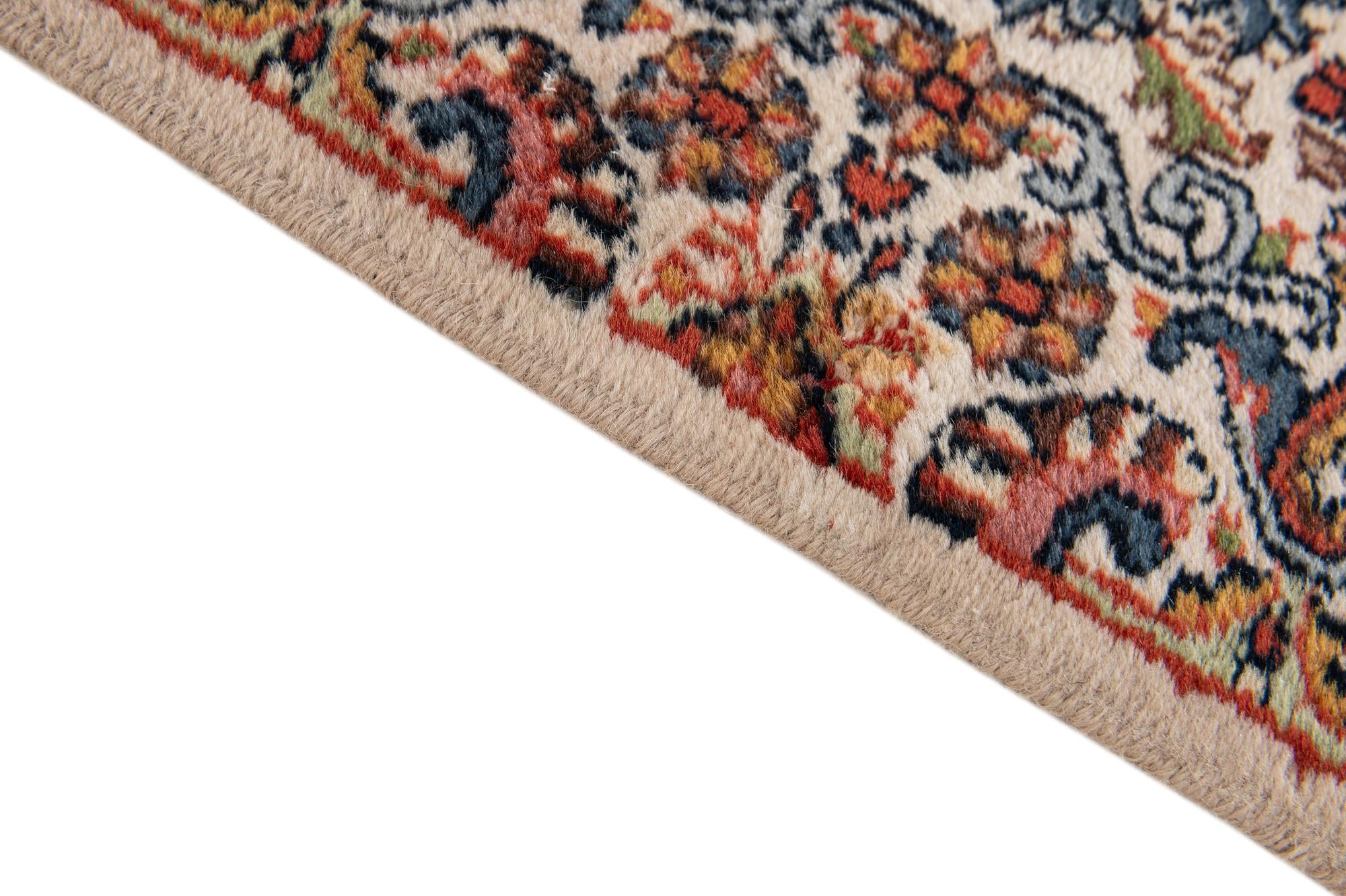 2' 1 x 4' 2 Hand Knotted Sarough Wool Runner Rug