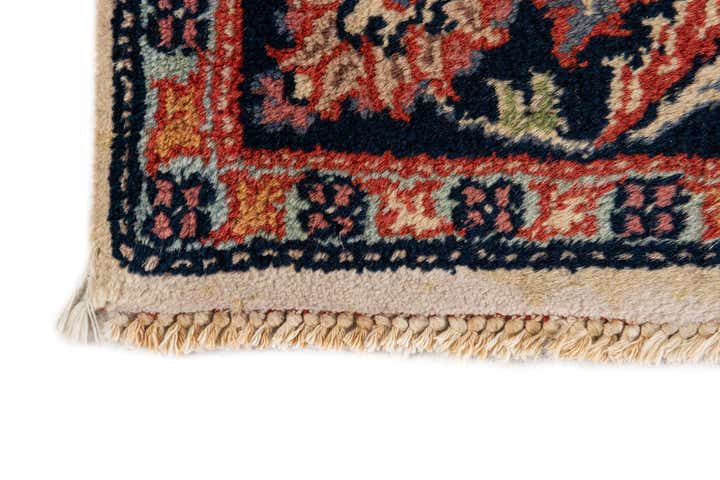 2' 8 x 9' 3 Hand Knotted Sarough Wool Runner Rug