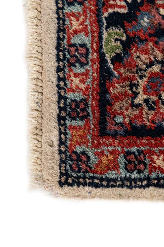 2' 8 x 9' 3 Hand Knotted Sarough Wool Runner Rug