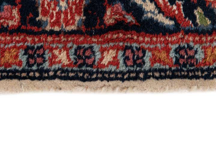 2' 8 x 9' 3 Hand Knotted Sarough Wool Runner Rug