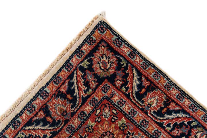 2' 8 x 9' 3 Hand Knotted Sarough Wool Runner Rug