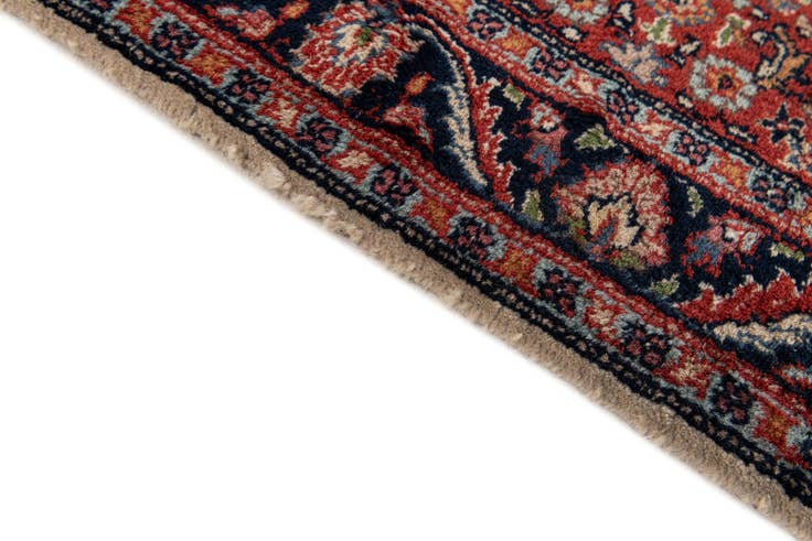 Detail image of 2' 8 x 9' 3 Hand Knotted Sarough Wool Runner Rug