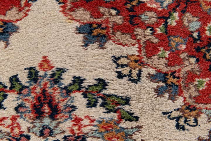 2' 8 x 9' 3 Hand Knotted Sarough Wool Runner Rug
