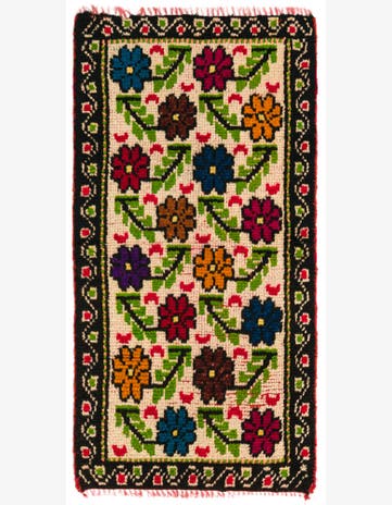 2' 3 x 4' 6 Hand Knotted Shiraz Persian Wool Runner Rug