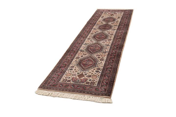 3' x 10' 3 Hand Knotted Shirvan Wool Runner Rug